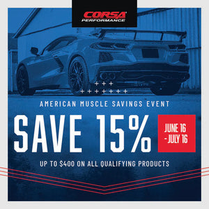 American Muscle Rebate from CORSA Performance