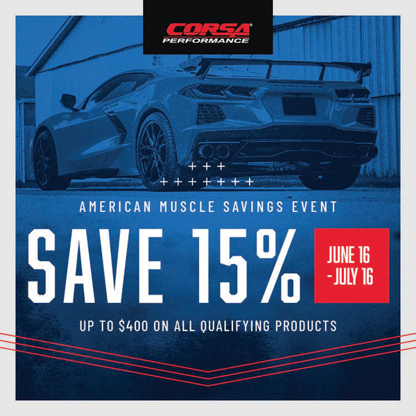 American Muscle Rebate from CORSA Performance