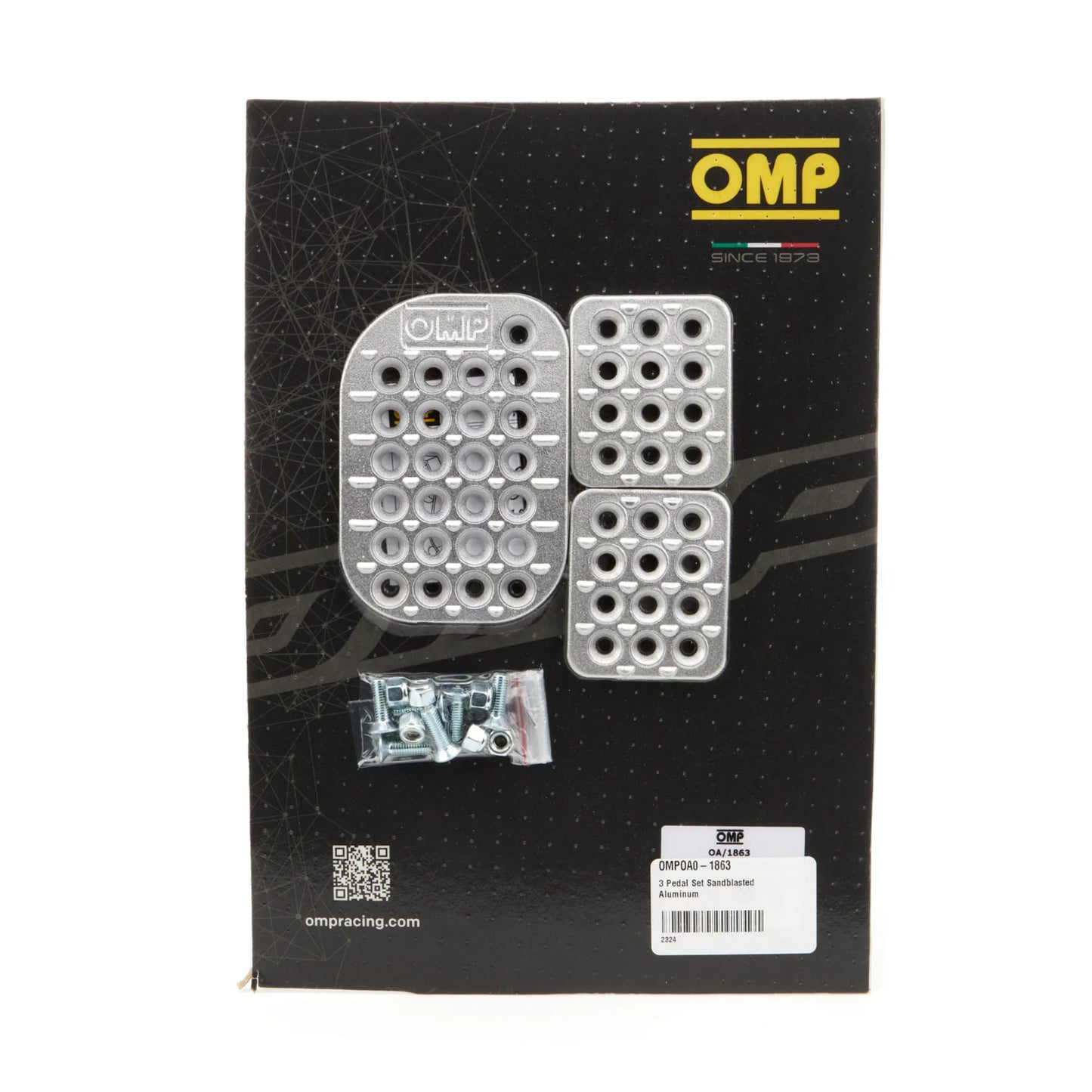 OMP Aluminum Pedal Pad Set