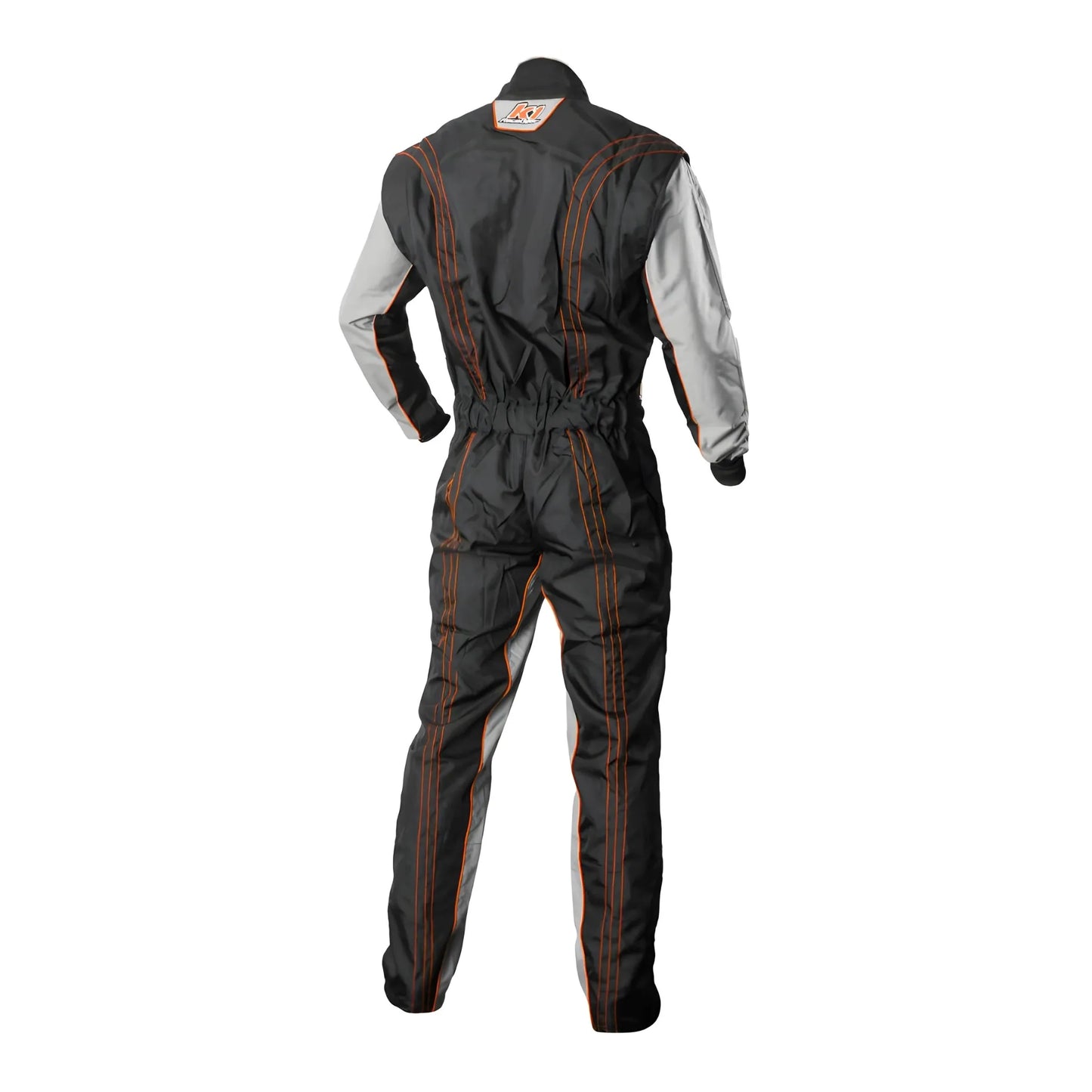 K1 Racegear GK2 Karting Suit Black/Orange (back)