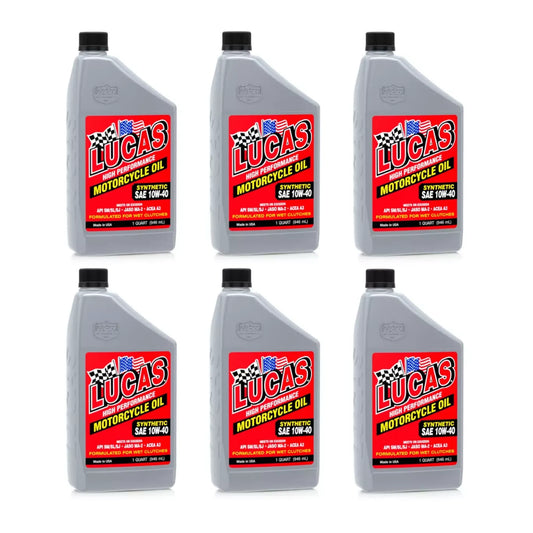 Lucas High Performance Motorcycle Oil 10793 (Case)