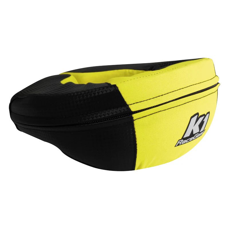 K1 Race Gear Neck Brace Carbon (Yellow)