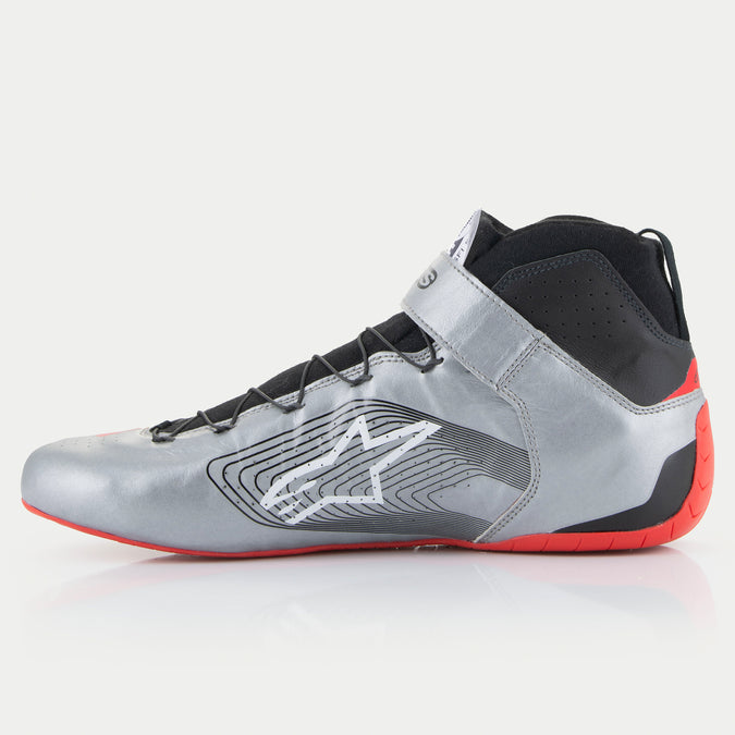 Alpinestars Tech-1 Z V3 Shoes (Side, Silver)