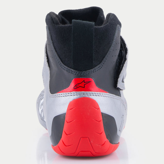 Alpinestars Tech-1 Z V3 Shoes (Back, Silver)