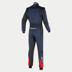 Alpinestars GP Tech V4 Suit FIA (Back, Navy/Red)