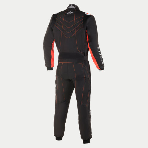 Alpinestars KMX-9 V3 Youth Kart Suit (Back, Black/Red)