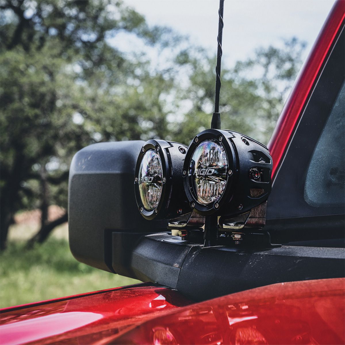 Rigid Light Mounts Installed