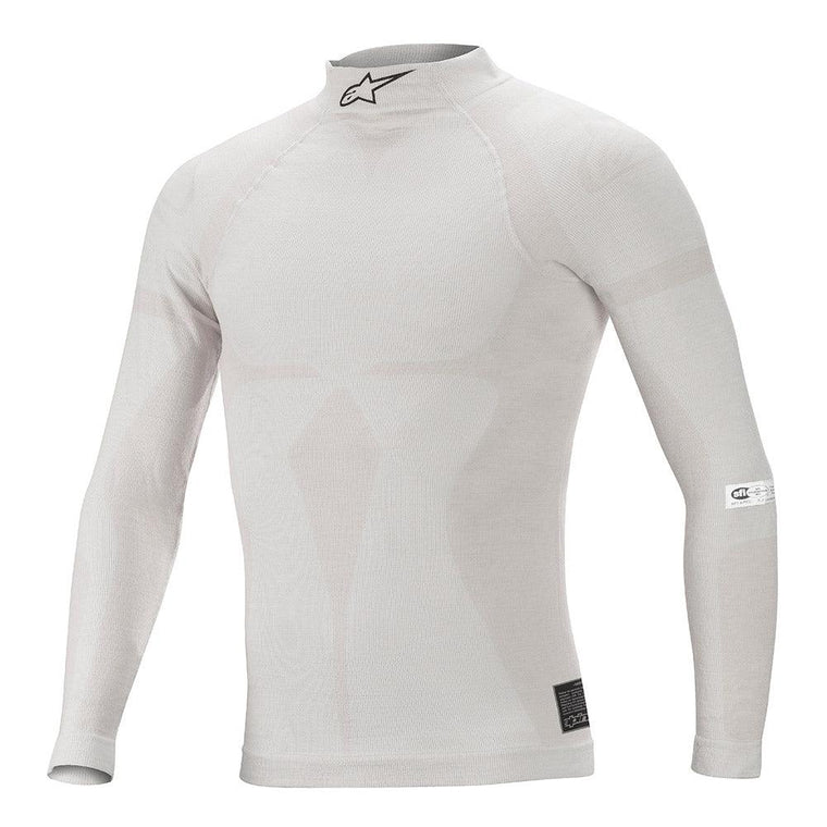 Alpinestars ZX EVO V2 Long Sleeve Top (White/Gray)