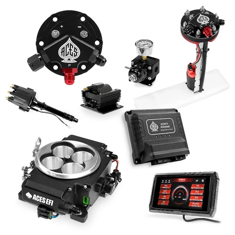 ACES Fuel Injection Killshot II 4-BBL EFI System Master Kit AFIAY1221