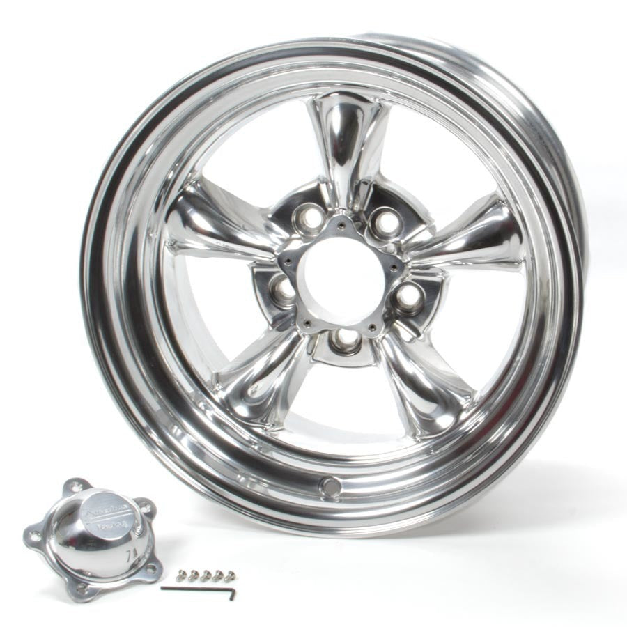 American Racing 17x8 Torq Thrust II Polished Wheel