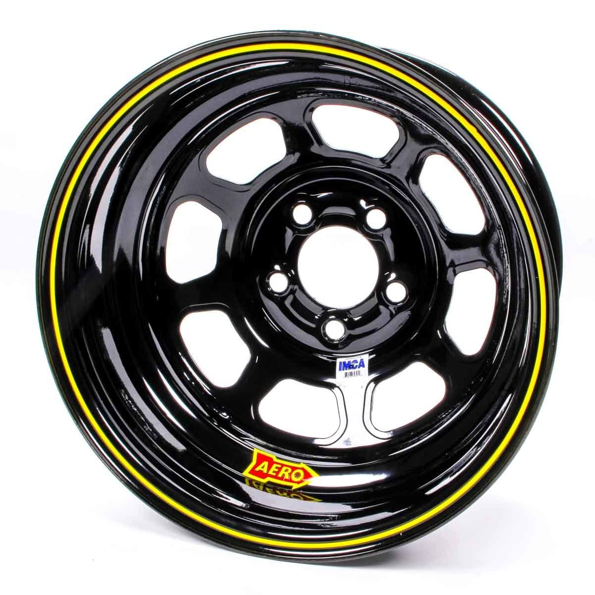 Aero Race Wheels 15x8 4" 4.75 Black
