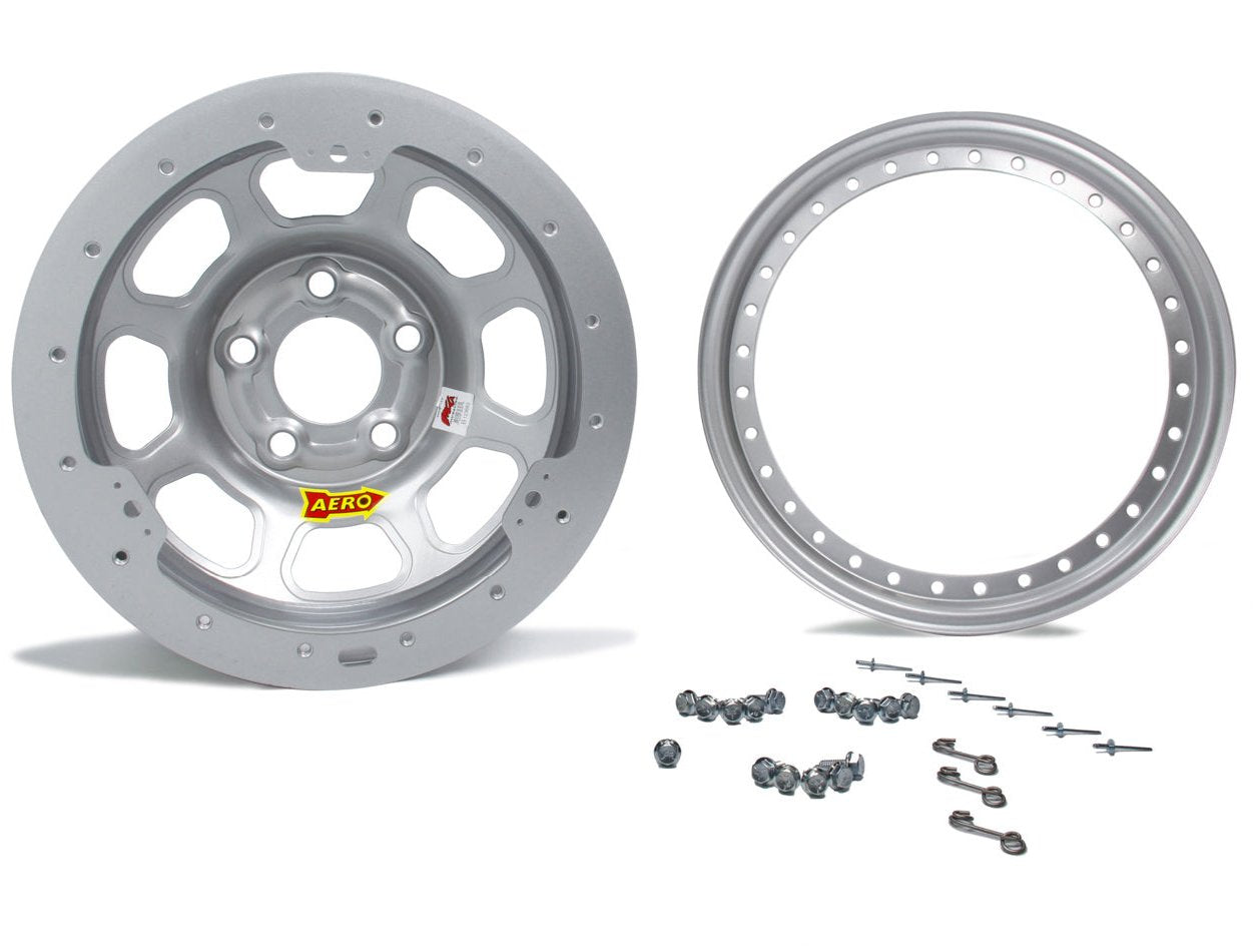 Aero Race Wheels 15x8 3" 4.75 Silver