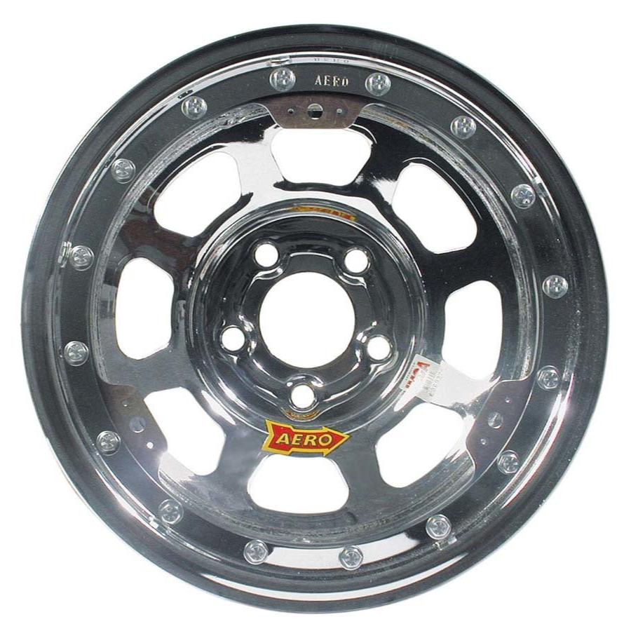Aero Race Wheels 15x8 4" 5.00 Chrome