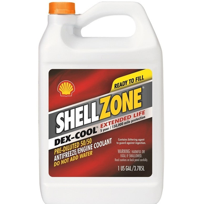 Shell Zone DEX-COOL 50/50 Antifreeze/Coolant