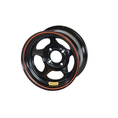 Bassett Wheel 13" x 8" 4x4.25" 3" BS Black