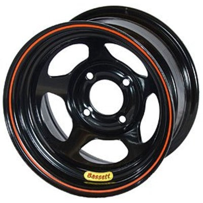 Bassett Wheel 13" x 8" 4x4.25" 4" BS Black