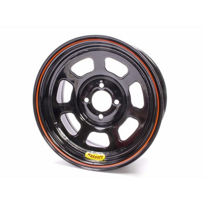 Bassett Wheel 14" x 7" D-Hole 4x100mm 2" Black