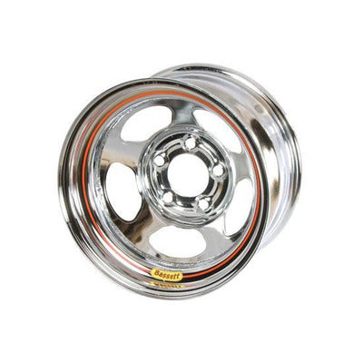 Bassett Wheel 15" x 10" 5x4.75 2" BS Chrome