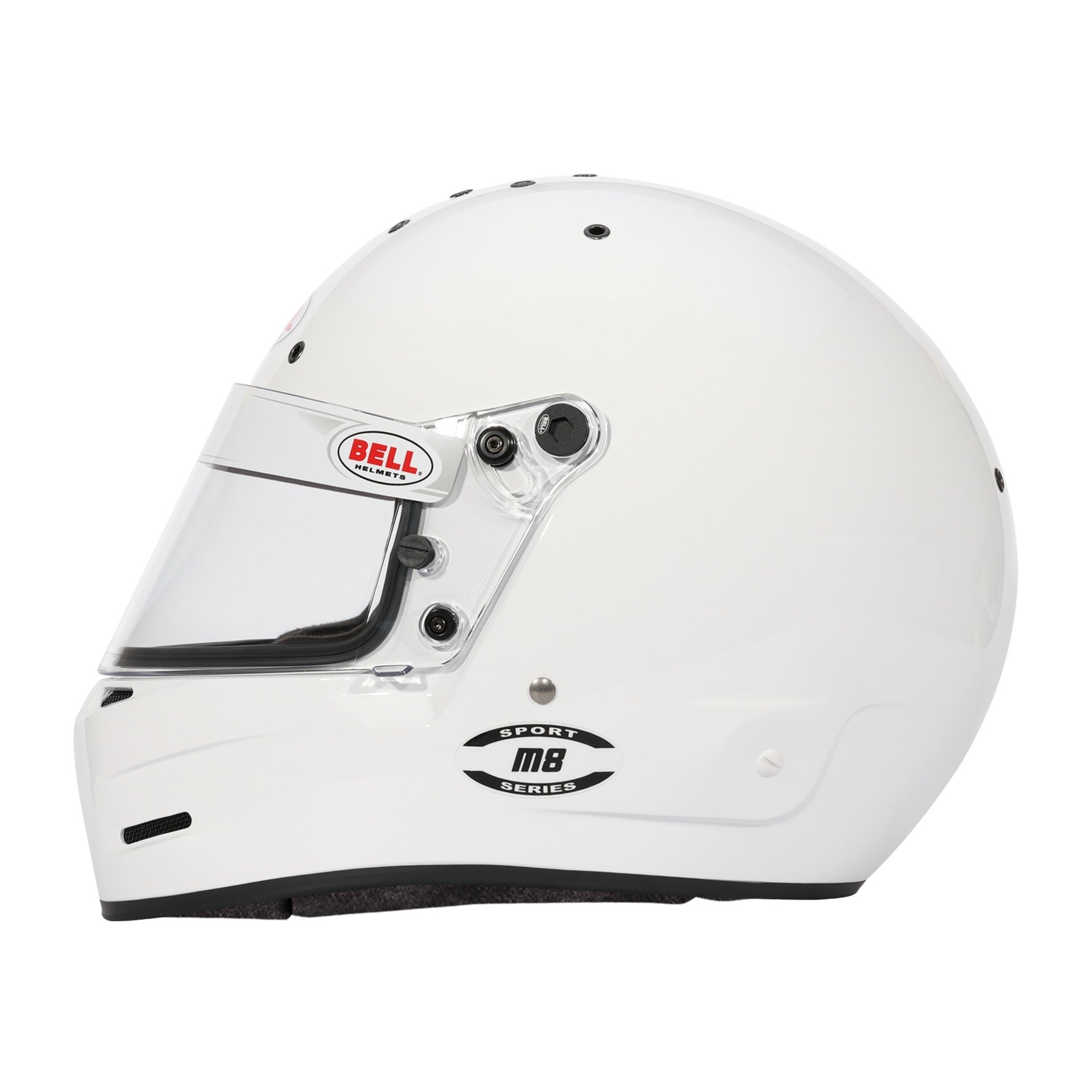 Bell M8 Pro Helmet SA2025 (White), Left Side