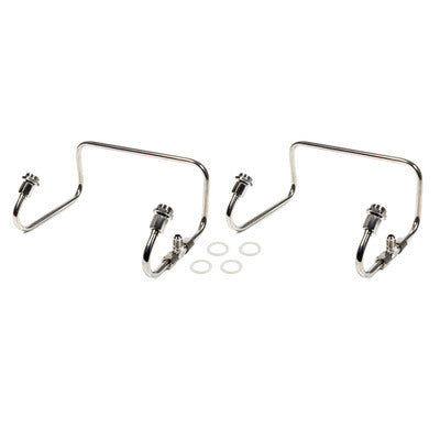 The Blower Shop Dual Inlet Fuel Line Kit Holley 4150 4372