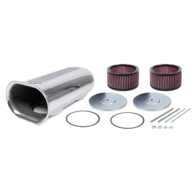 The Blower Shop Dual Carb Blower Scoop Kit Polished 5510