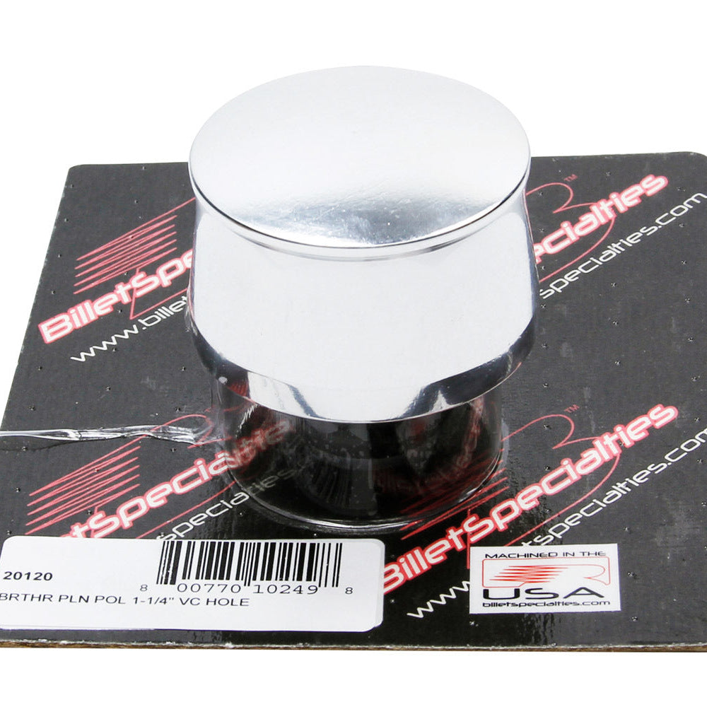 Billet Specialties Polished Breather Plain 20120