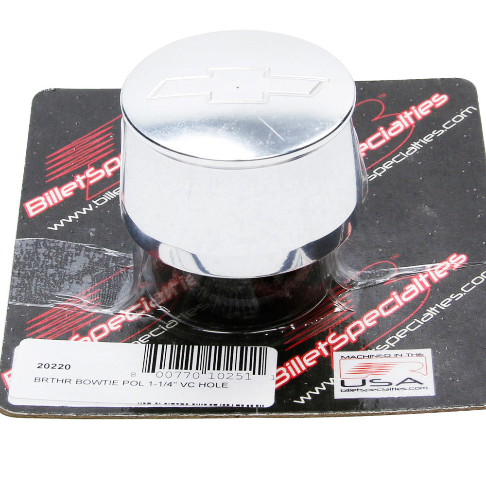 Billet Specialties Bowtie Breather Fits 1-1/4" VC Hole 20220