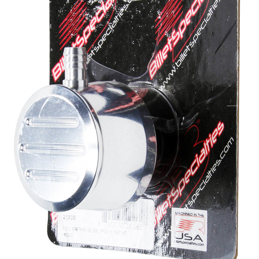 Billet Specialties Polished PCV Breather Ball Milled 21820
