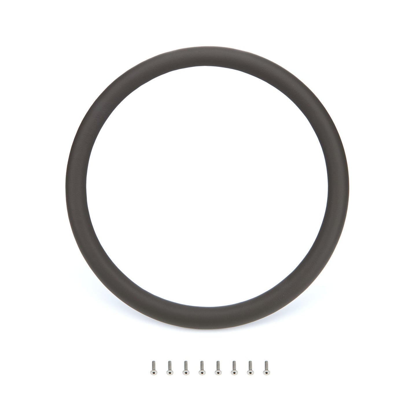 Billet Specialties Steering Wheel Half Wrap Dark Gray Leather 29004