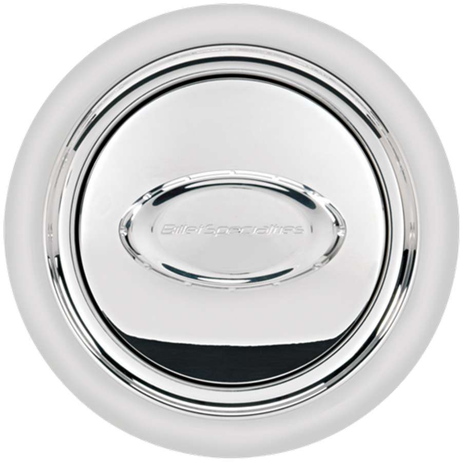 Billet Specialties Horn Button Smooth Polished w/Logo 32720