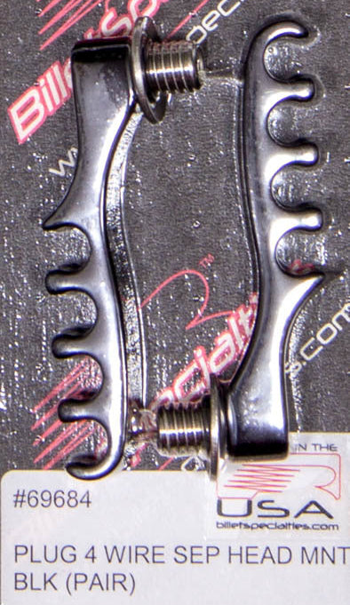 Billet Specialties Spark Plug Separators 4 Wire Cylinder Head Mount 69684