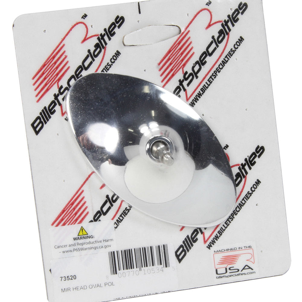 Billet Specialties Mirror Oval Polished 73520