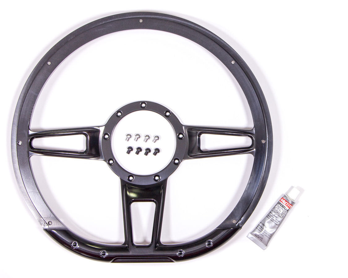 Billet Specialties Steering Wheel Formula D-Shape 14" BLK29409