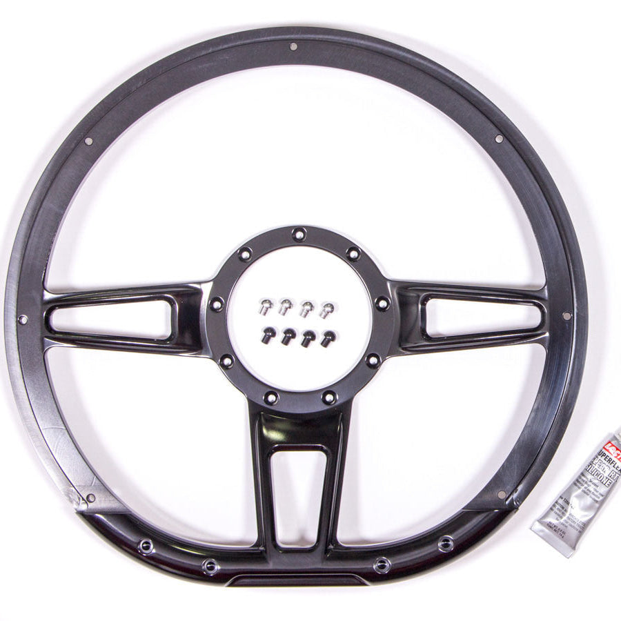 Billet Specialties Steering Wheel Formula D-Shape 14" BLK29409