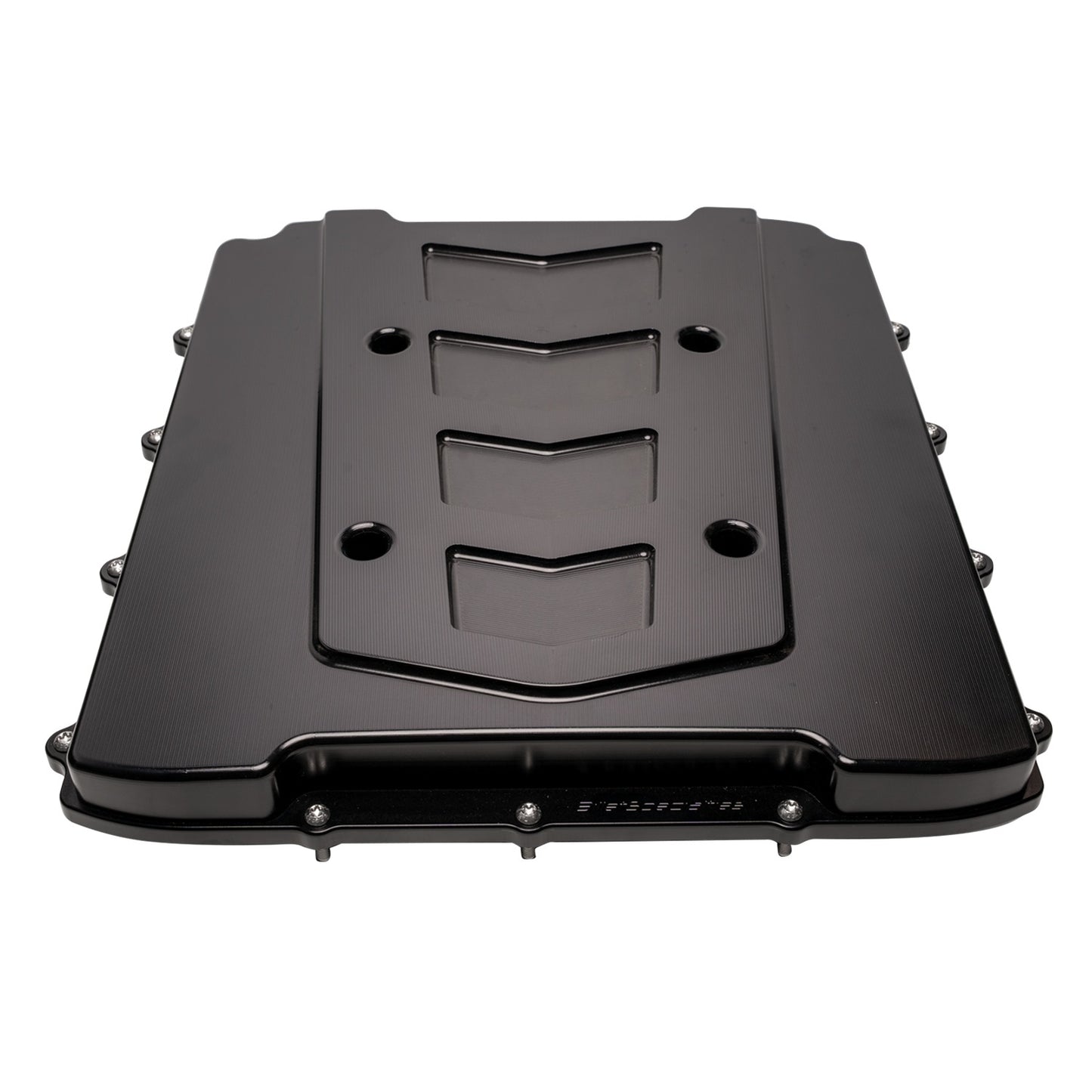 Billet Specialties LS GenV LT4 Supercharger Lid Chevron Black BLK95068