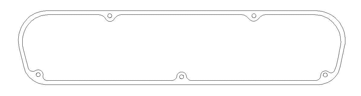 Cometic Valve Cover Gasket C5568-094 Small Block Mopar