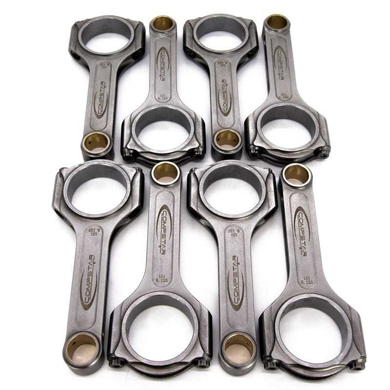 Compstar Xtreme 6.125” H Beam
Connecting Rods, Small Block Chevy