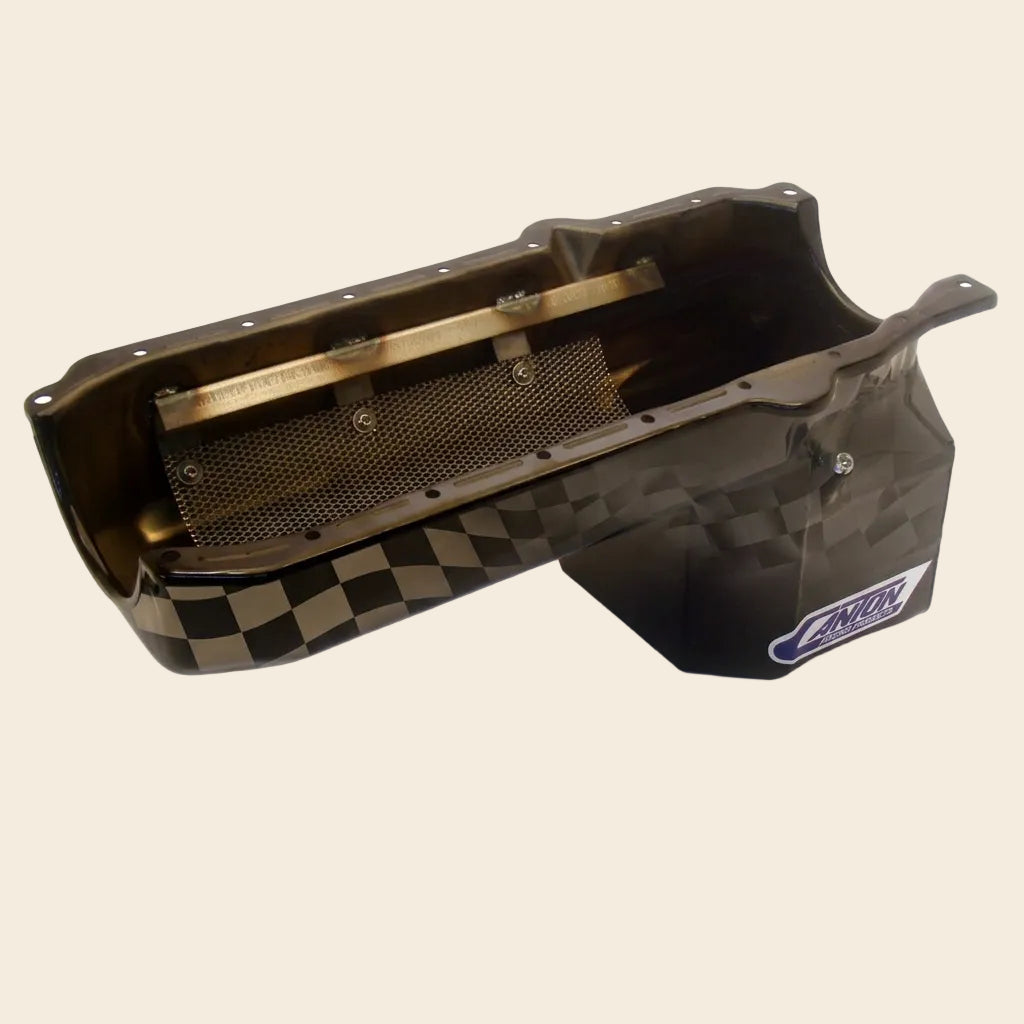 Canton 16-100T Oil Pan w/1pc Rear Main SBC S10 4x4