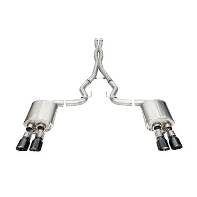 Corsa Performance Xtreme Cat-Back Exhaust 21259BLK Ford Coyote/Mustang