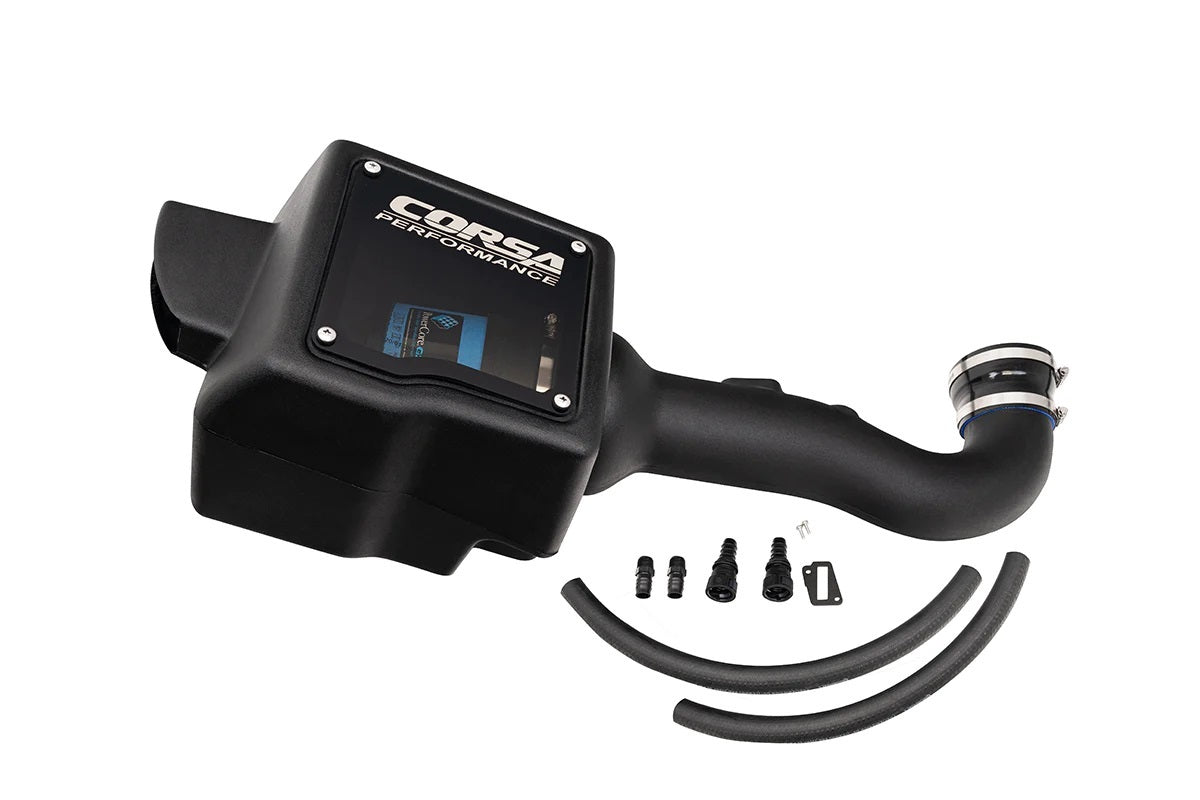Corsa Closed Box Air Intake 455546 w/Donaldson Powercore Dry Filter for Silverado/Sierra/Tahoe/Suburban/Yukon/Escalade