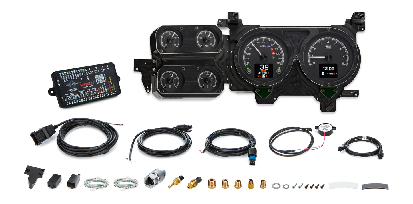 Dakota Digital HDX Instrument System 1973-87 Chevy/GMC Truck HDX-73C-PU-K