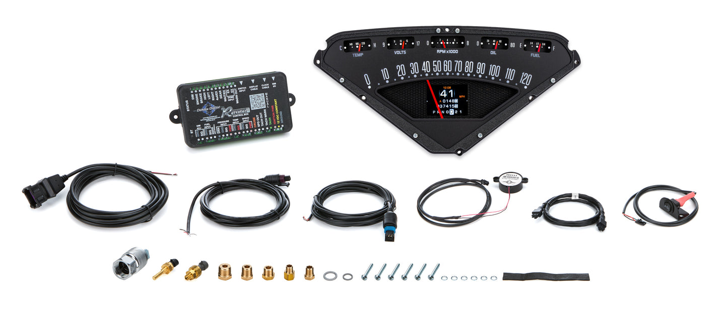 Dakota Digital RTX Instrument System 1955-59 Chevy Truck RTX-55C-PU-X