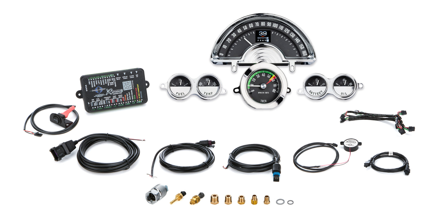 Dakota Digital RTX Instrument System 1958-62 Corvette RTX-58C-VET-X