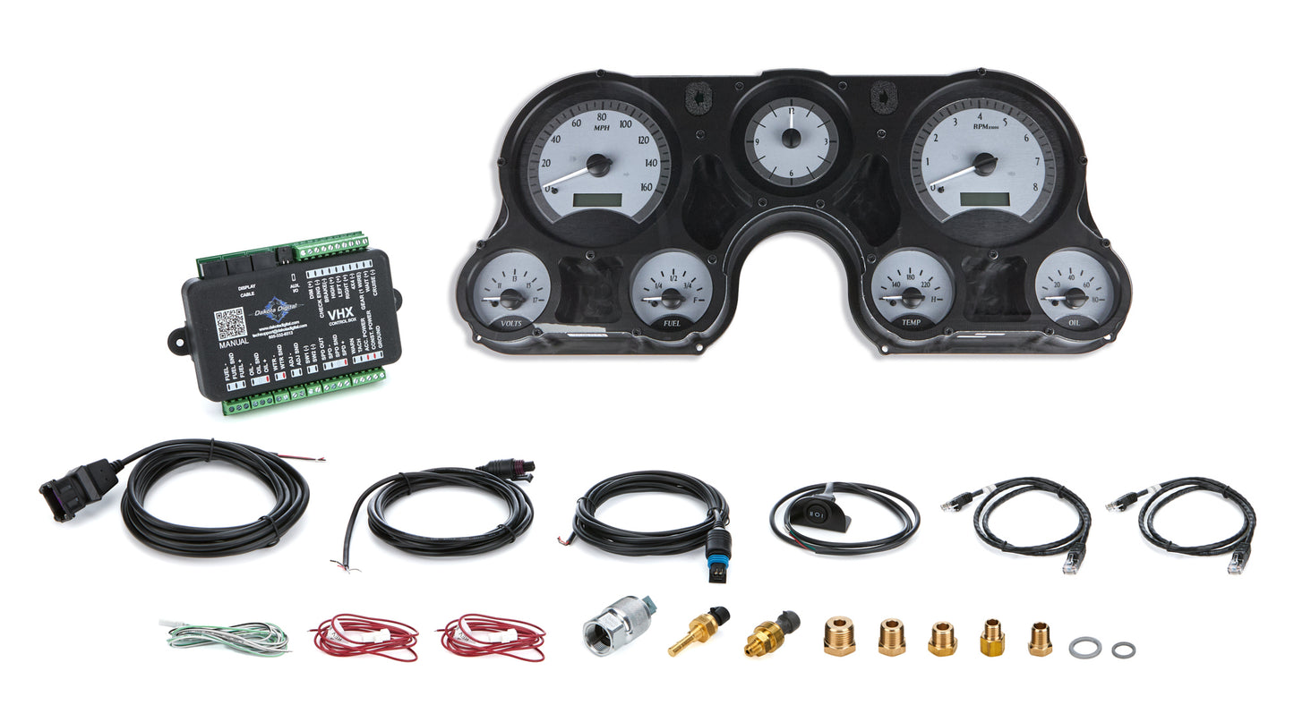 Dakota Digital VHX Instrument System 1967-72 Chevy Truck VHX-67C-PA-S-B