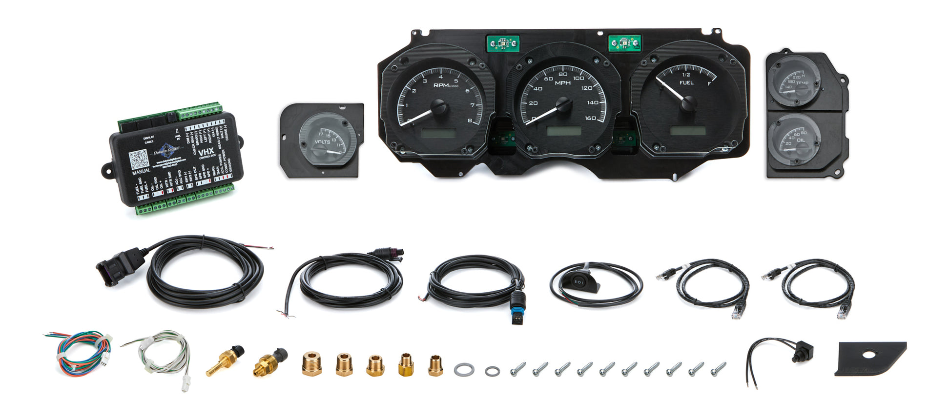 Dakota Digital VHX Instrument System 1970-72 Chevelle VHX-70C-CVL-K-W