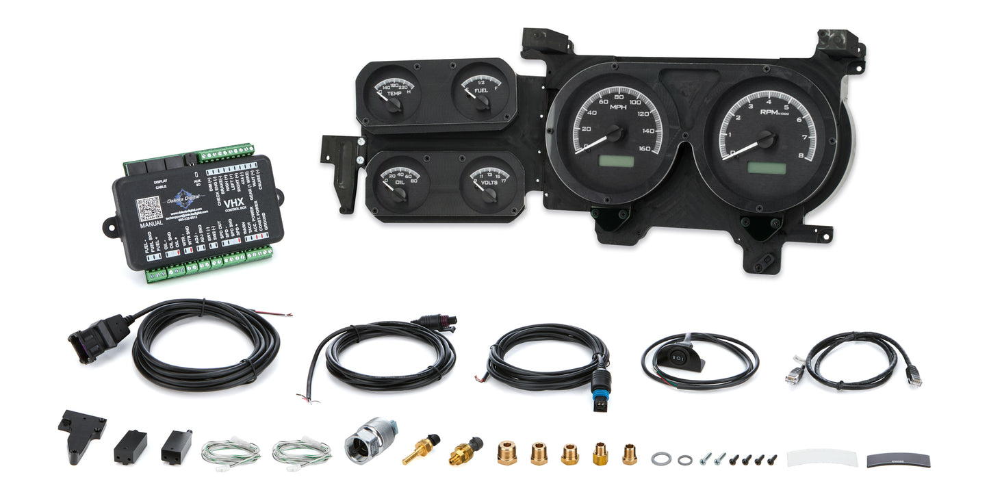 Dakota Digital VHX Instrument System 1973-87 Chevy Truck VHX-73C-PU-K-B