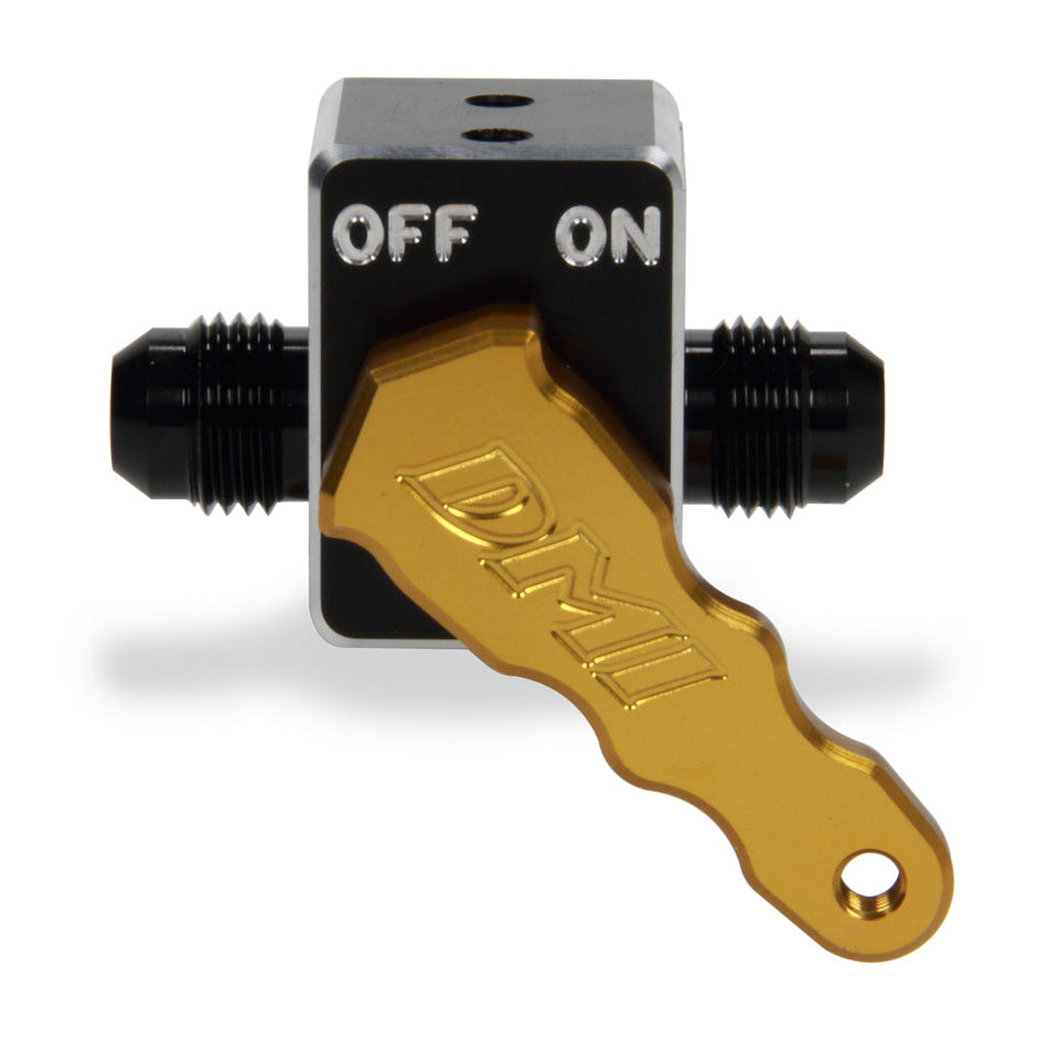 DMI Aluminum Fuel Shut-Off Valve - Gold Handle