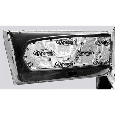Dynamat 67-68 Mustang Door Kit Custom Cut XFO M1 D2
