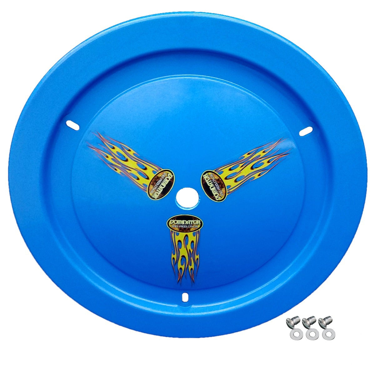 Dominator Wheel Cover Dzus-On Blue Real Style 1006-D-BL