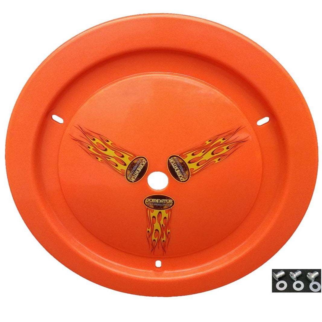 Dominator Wheel Cover Dzus-On Orange Real Style 1006-D-OR